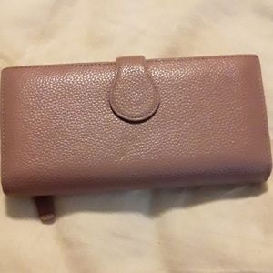 Blush pink women's wallet